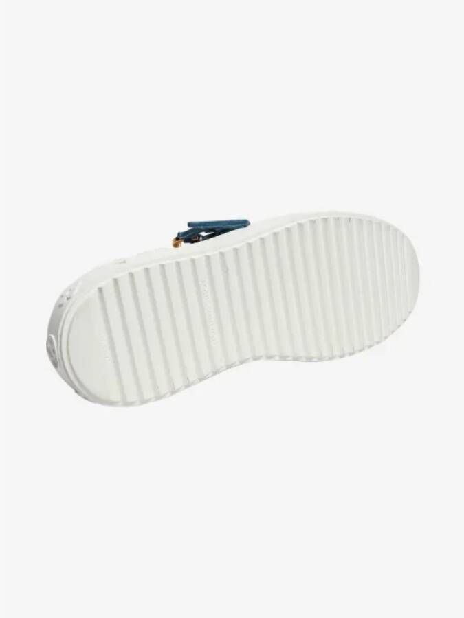 Louis Vuitton Vintage Pre-owned Denim sneakers White Dames