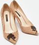 Louis Vuitton Vintage Pre-owned Fabric heels Brown Dames - Thumbnail 4
