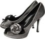 Louis Vuitton Vintage Pre-owned Fabric heels Gray Dames - Thumbnail 3