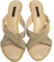 Louis Vuitton Vintage Pre-owned Fabric sandals Beige Dames - Thumbnail 2
