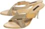 Louis Vuitton Vintage Pre-owned Fabric sandals Beige Dames - Thumbnail 3