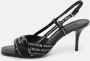 Louis Vuitton Vintage Pre-owned Fabric sandals Black Dames - Thumbnail 2