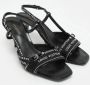 Louis Vuitton Vintage Pre-owned Fabric sandals Black Dames - Thumbnail 4