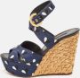 Louis Vuitton Vintage Pre-owned Fabric sandals Blue Dames - Thumbnail 2
