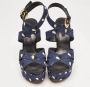 Louis Vuitton Vintage Pre-owned Fabric sandals Blue Dames - Thumbnail 3