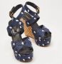 Louis Vuitton Vintage Pre-owned Fabric sandals Blue Dames - Thumbnail 4