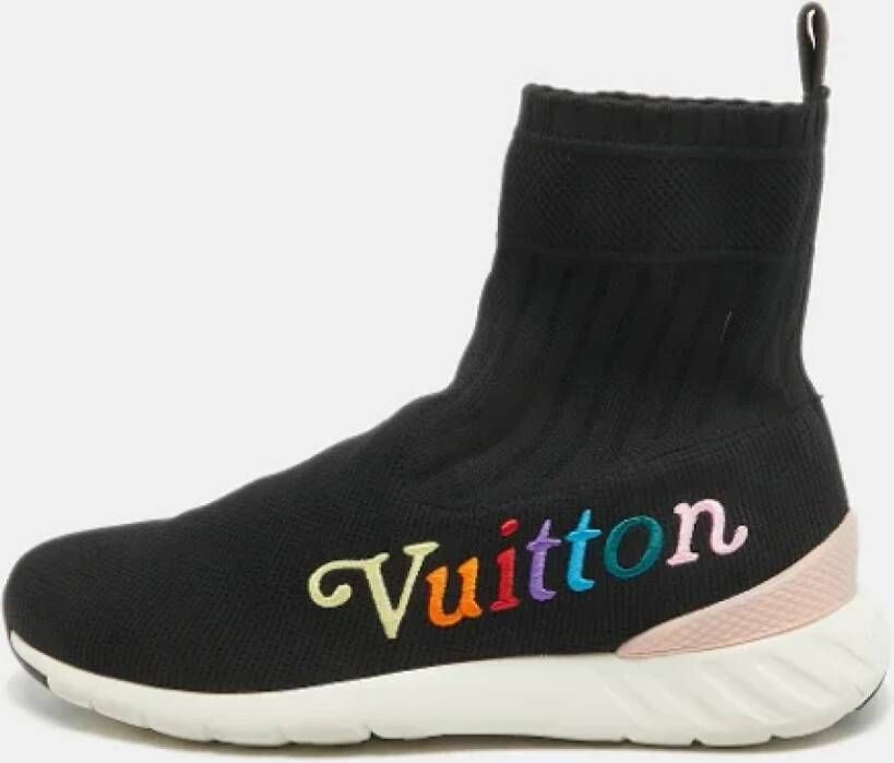 Louis Vuitton Vintage Pre-owned Fabric sneakers Black Dames