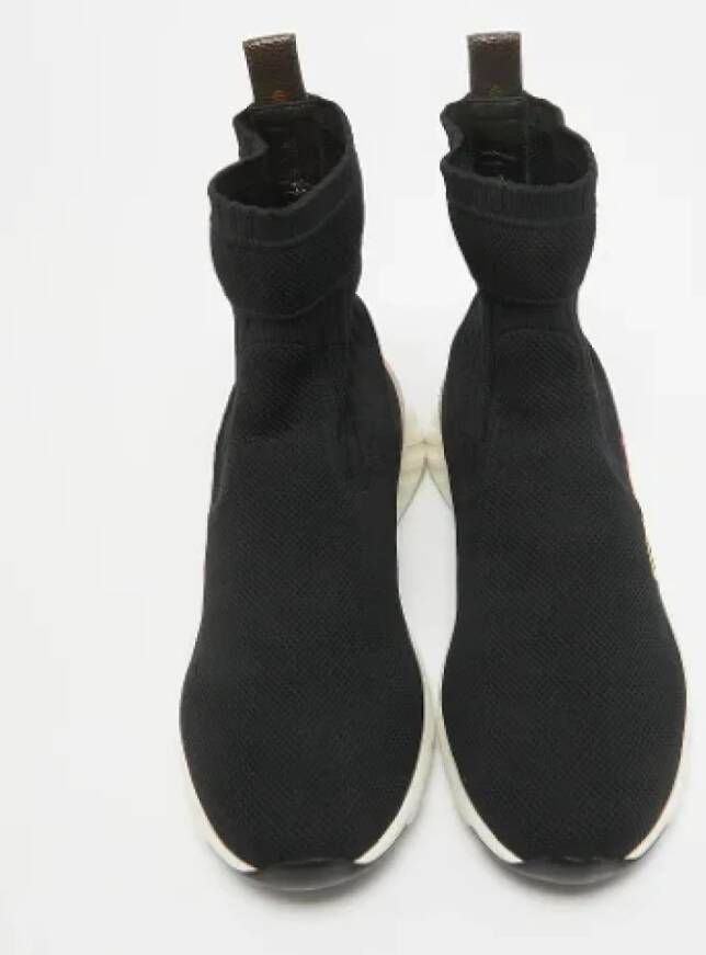 Louis Vuitton Vintage Pre-owned Fabric sneakers Black Dames