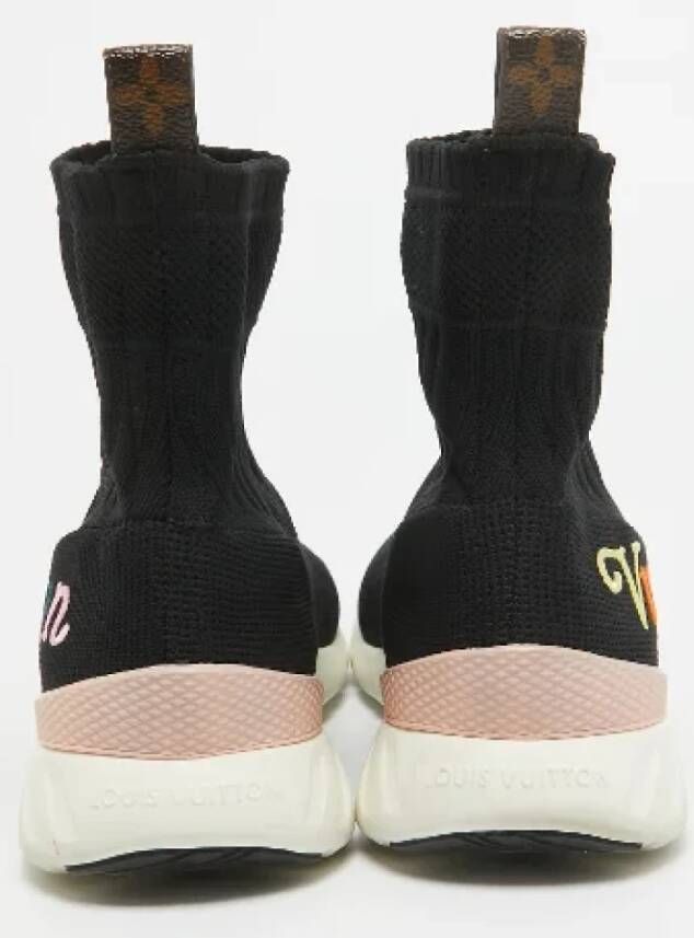 Louis Vuitton Vintage Pre-owned Fabric sneakers Black Dames