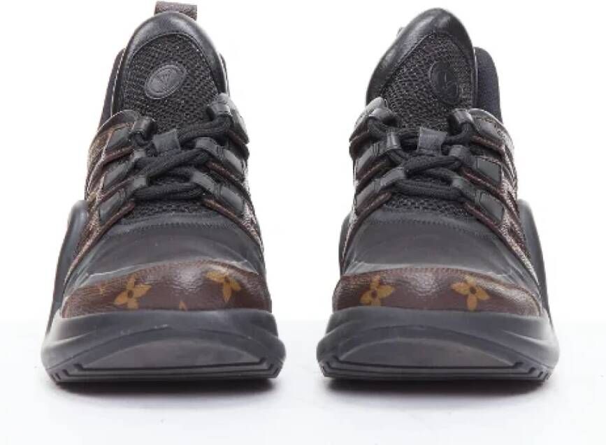 Louis Vuitton Vintage Pre-owned Fabric sneakers Black Dames