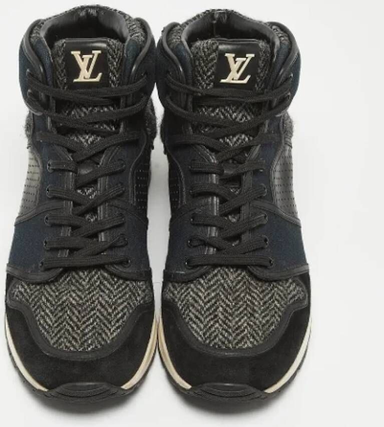 Louis Vuitton Vintage Pre-owned Fabric sneakers Black Heren