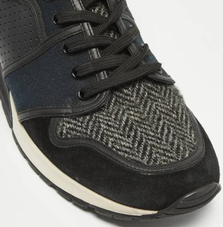 Louis Vuitton Vintage Pre-owned Fabric sneakers Black Heren