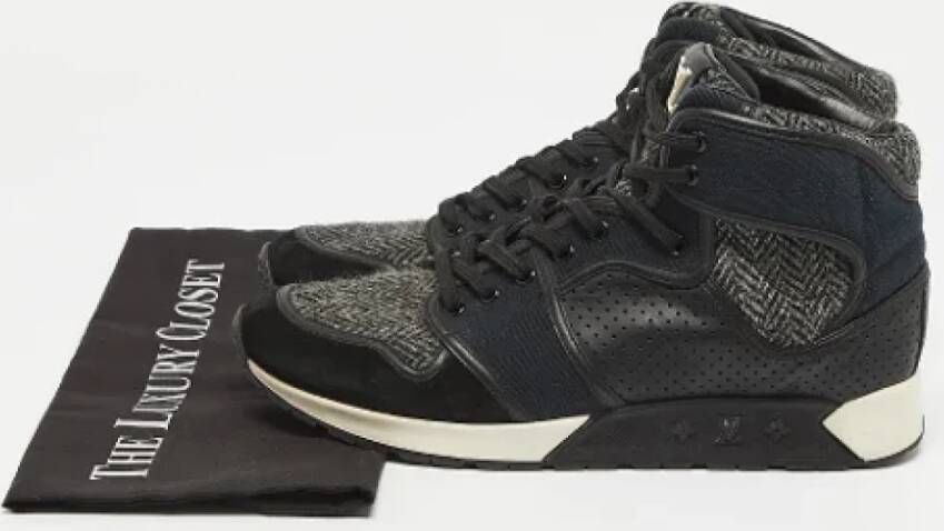 Louis Vuitton Vintage Pre-owned Fabric sneakers Black Heren
