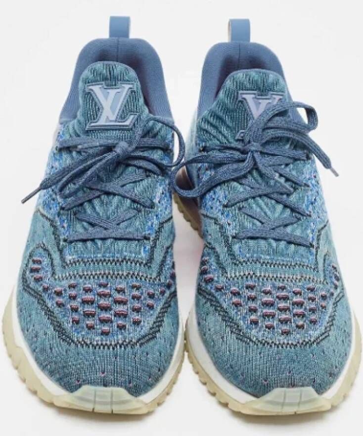 Louis Vuitton Vintage Pre-owned Fabric sneakers Blue Heren