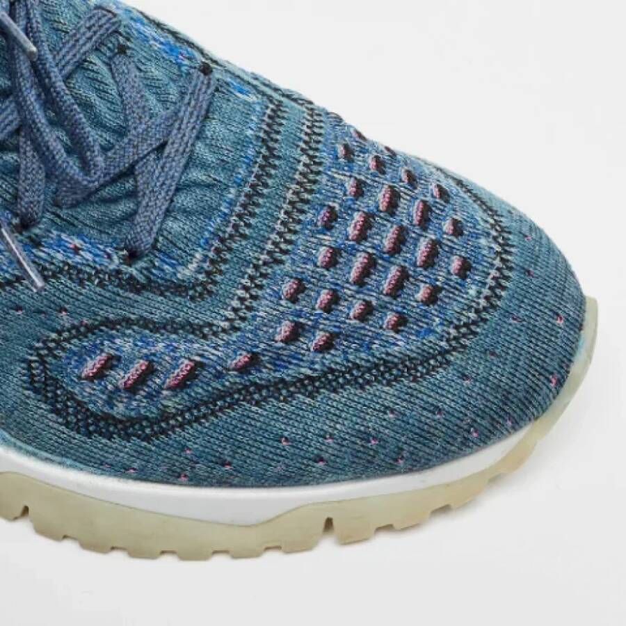 Louis Vuitton Vintage Pre-owned Fabric sneakers Blue Heren