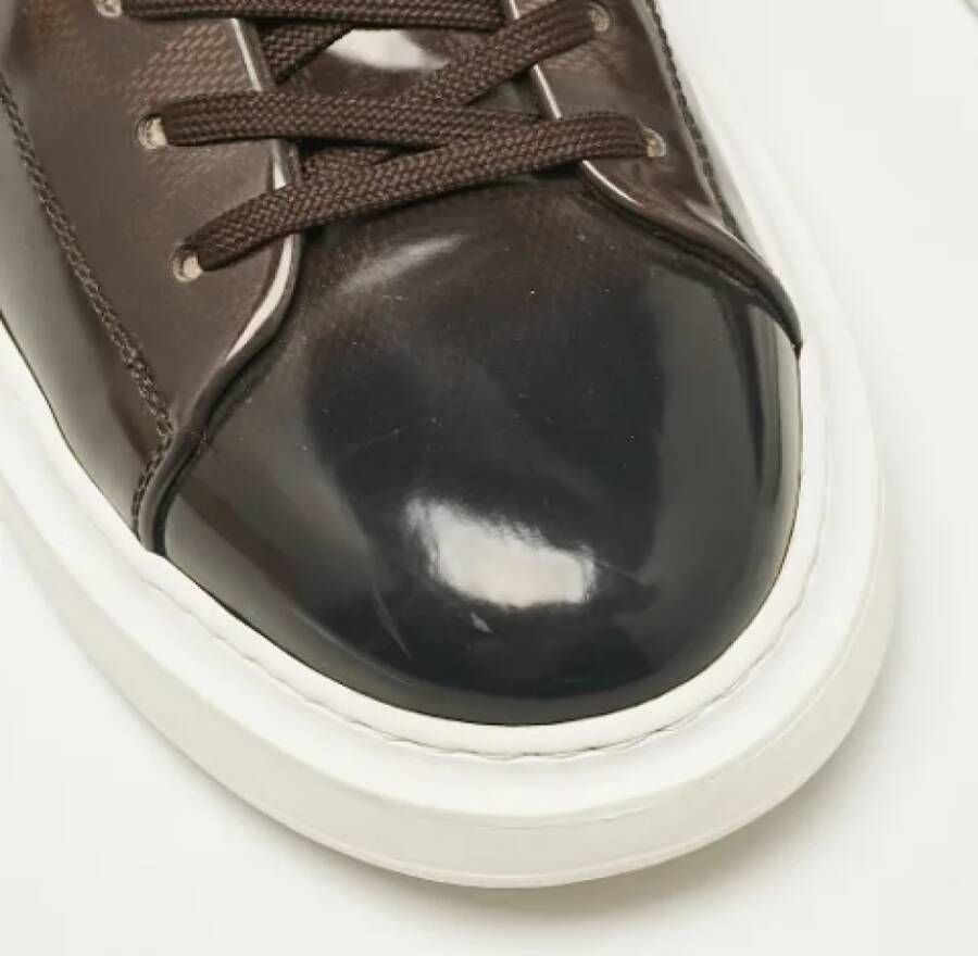 Louis Vuitton Vintage Pre-owned Fabric sneakers Brown Heren
