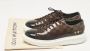 Louis Vuitton Vintage Pre-owned Fabric sneakers Brown Heren - Thumbnail 7