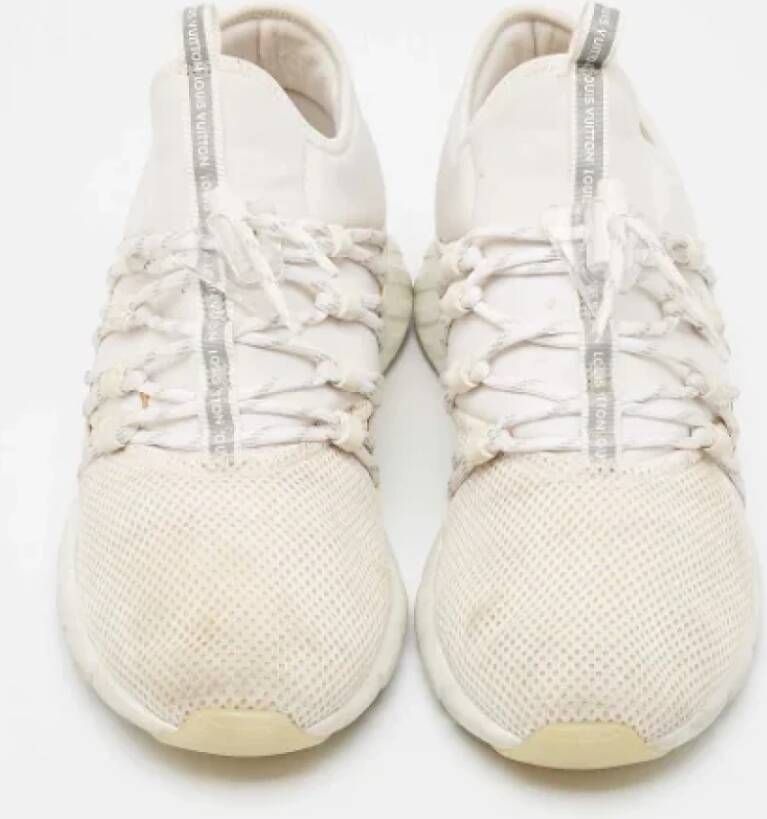 Louis Vuitton Vintage Pre-owned Fabric sneakers White Heren