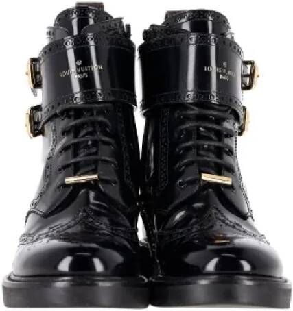 Louis Vuitton Vintage Pre-owned Leather boots Black Dames