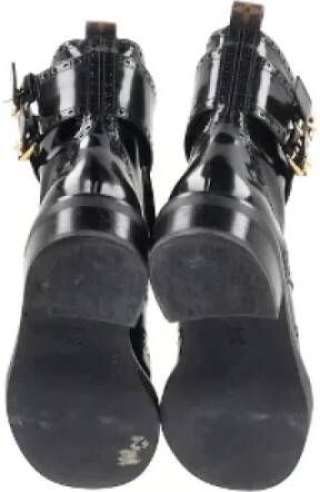 Louis Vuitton Vintage Pre-owned Leather boots Black Dames