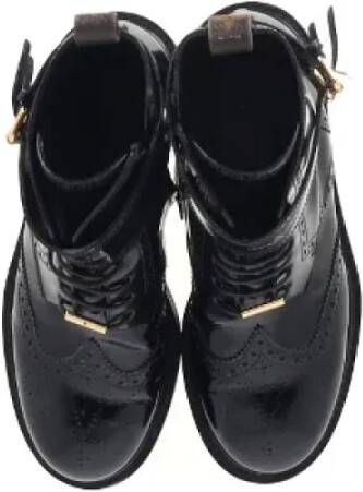 Louis Vuitton Vintage Pre-owned Leather boots Black Dames