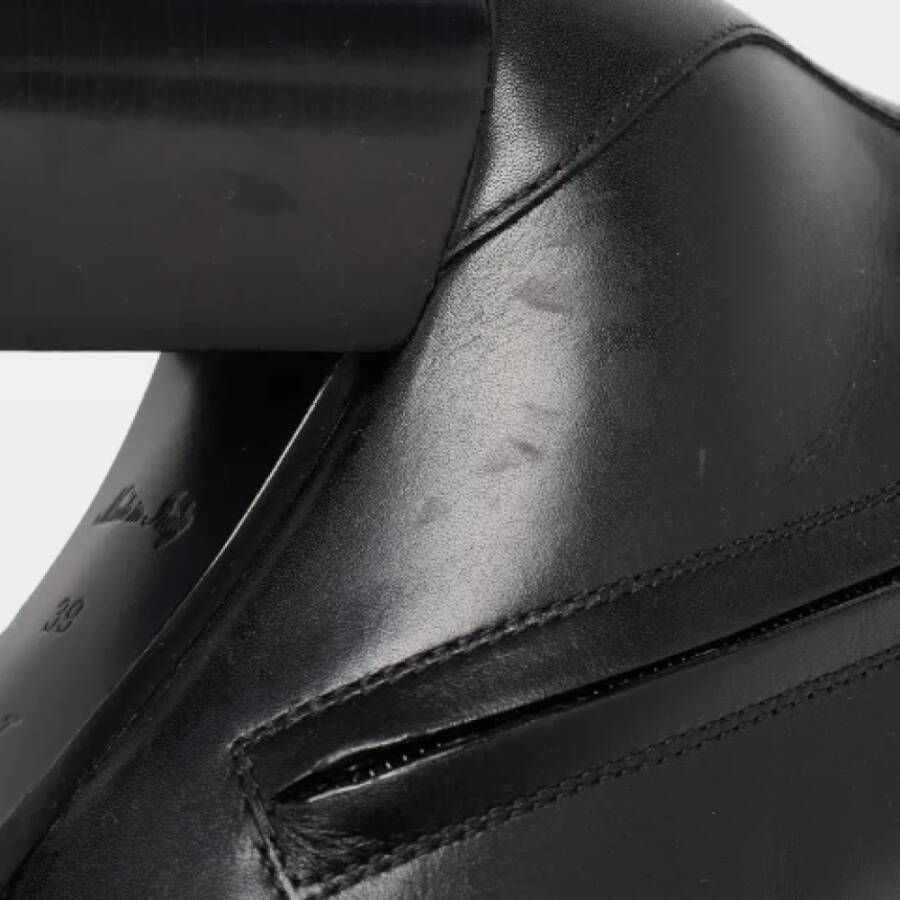 Louis Vuitton Vintage Pre-owned Leather boots Black Dames