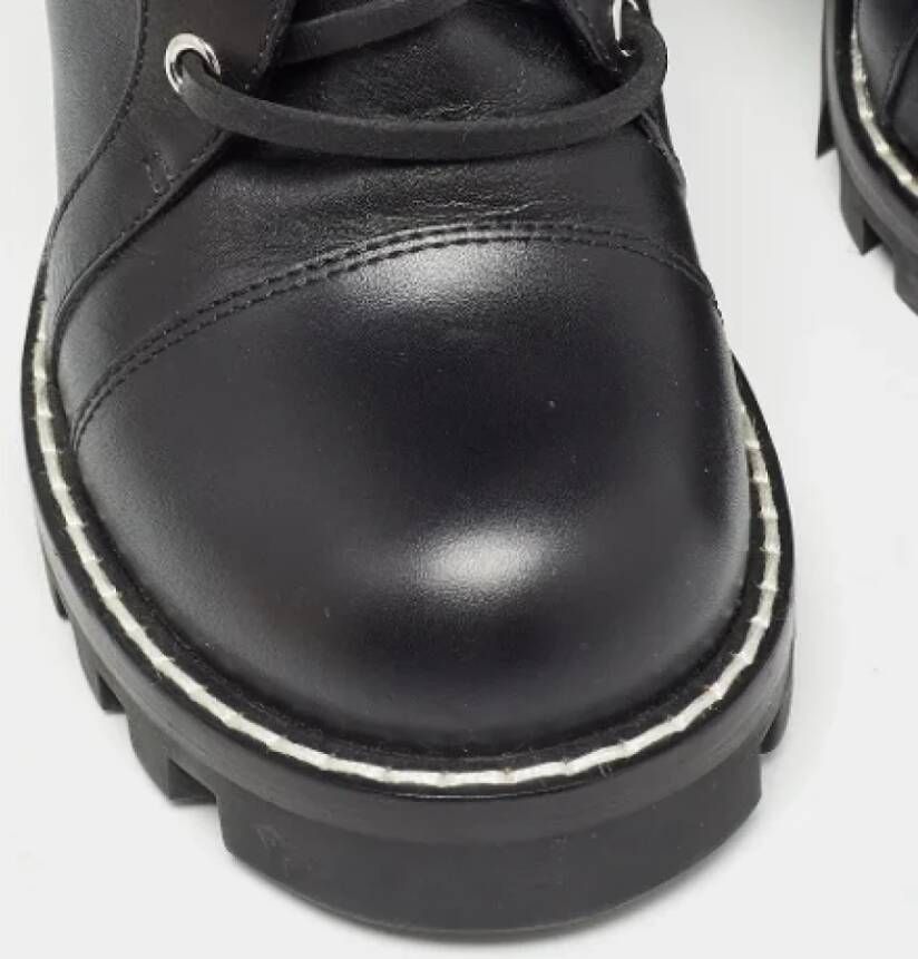 Louis Vuitton Vintage Pre-owned Leather boots Black Dames