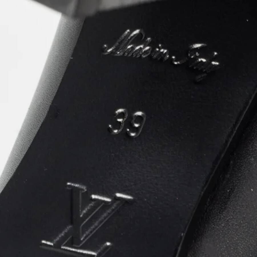 Louis Vuitton Vintage Pre-owned Leather boots Black Dames