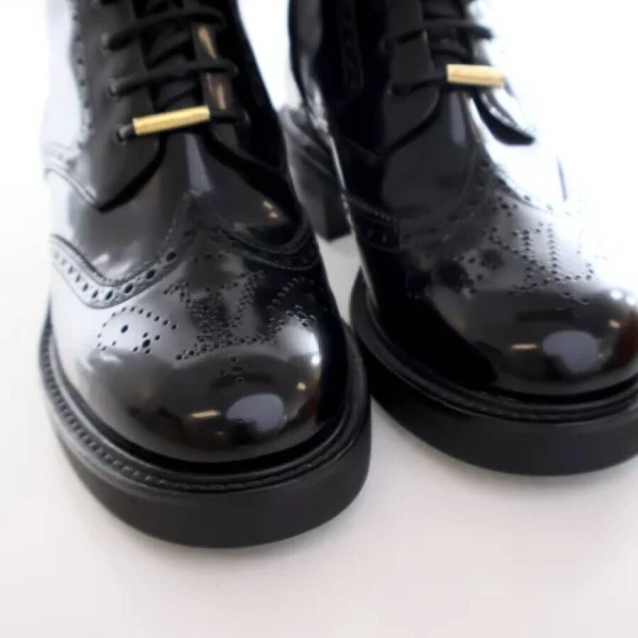 Louis Vuitton Vintage Pre-owned Leather boots Black Dames