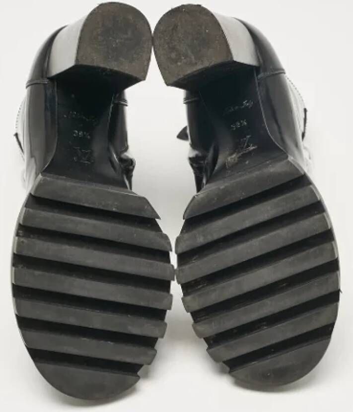 Louis Vuitton Vintage Pre-owned Leather boots Black Dames