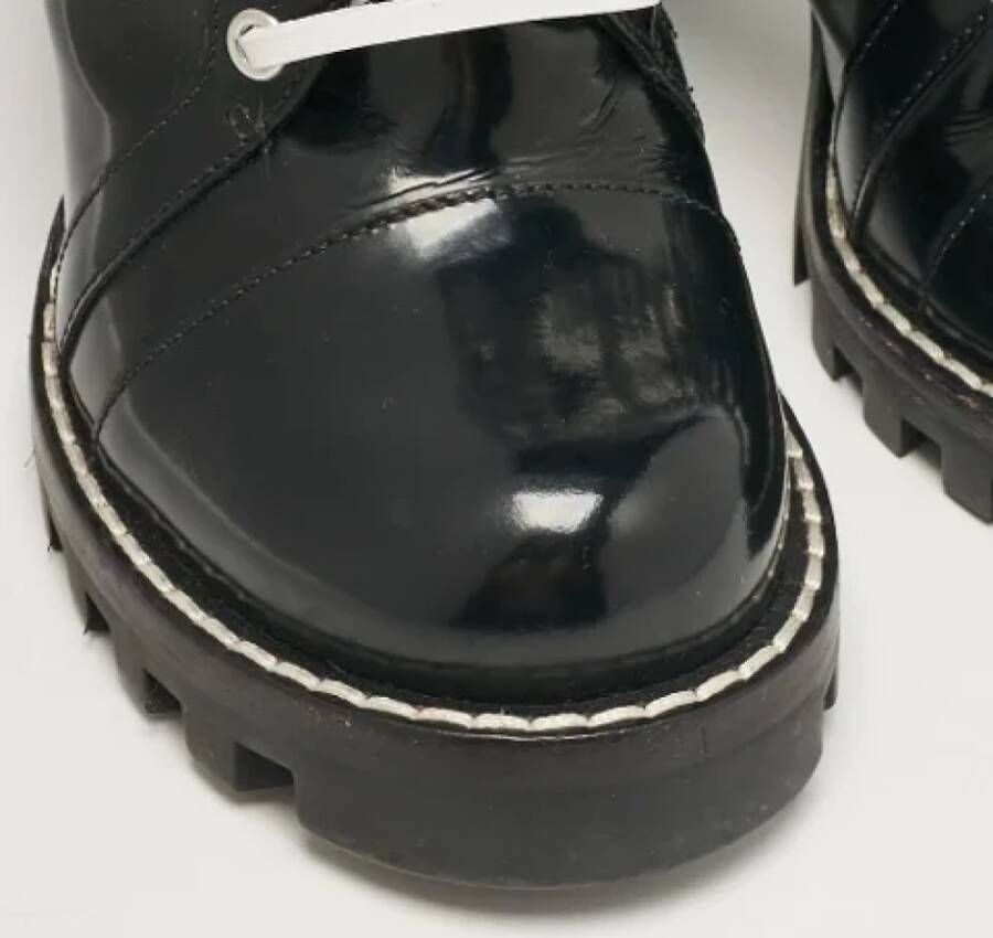 Louis Vuitton Vintage Pre-owned Leather boots Black Dames