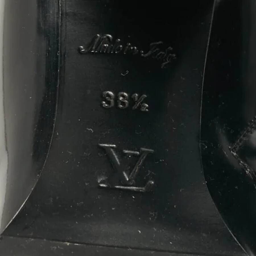 Louis Vuitton Vintage Pre-owned Leather boots Black Dames