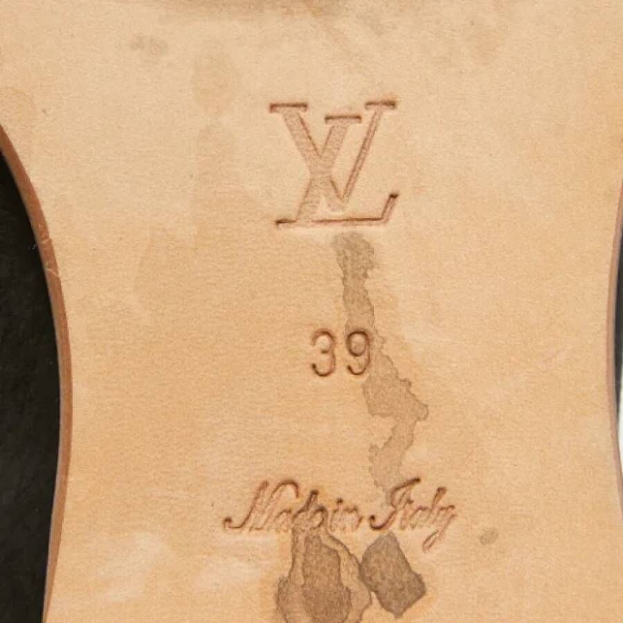 Louis Vuitton Vintage Pre-owned Leather boots Black Dames