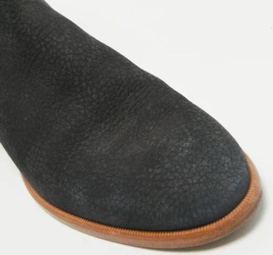 Louis Vuitton Vintage Pre-owned Leather boots Black Dames