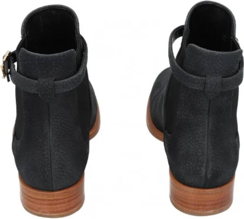 Louis Vuitton Vintage Pre-owned Leather boots Black Dames
