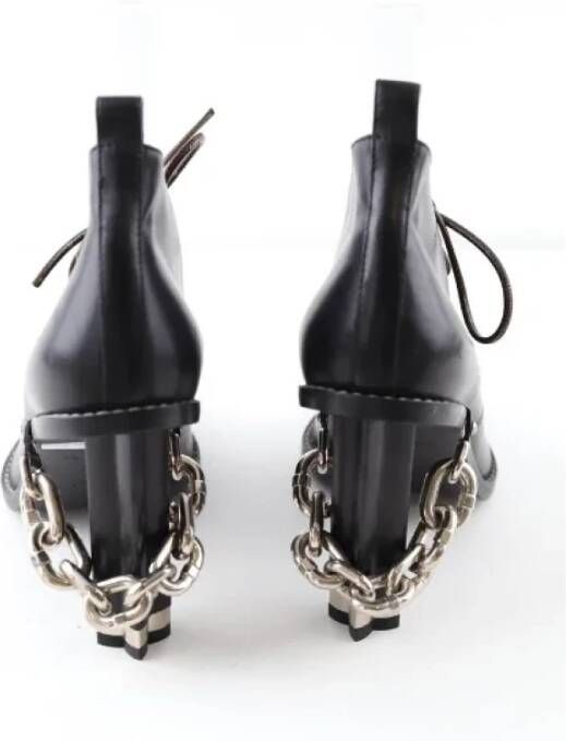 Louis Vuitton Vintage Pre-owned Leather boots Black Dames
