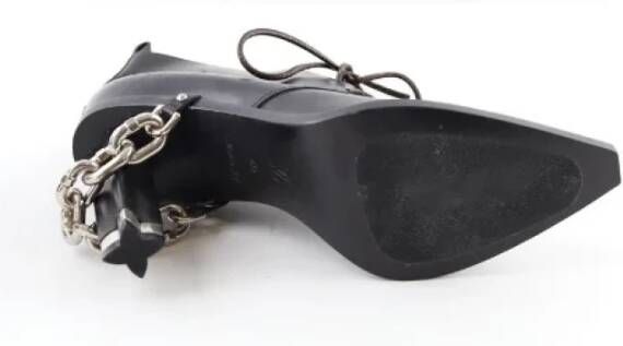 Louis Vuitton Vintage Pre-owned Leather boots Black Dames