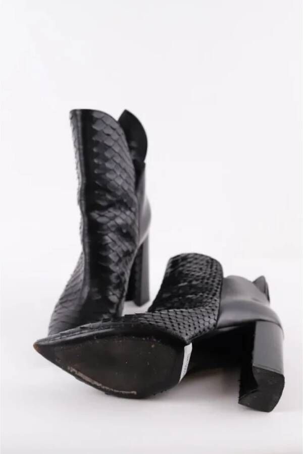 Louis Vuitton Vintage Pre-owned Leather boots Black Dames