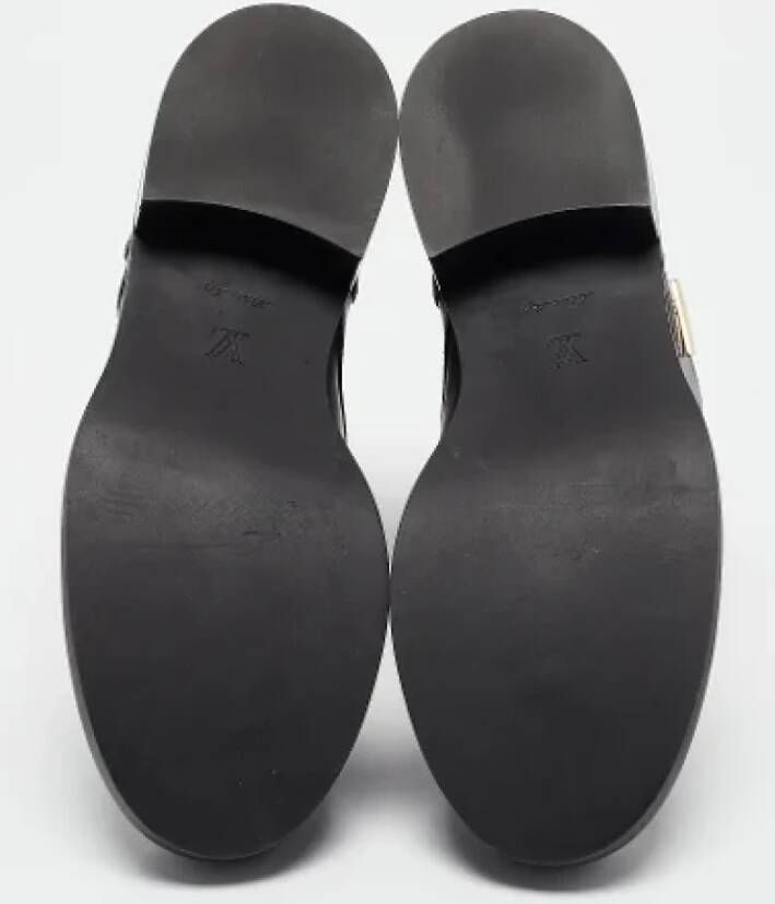 Louis Vuitton Vintage Pre-owned Leather boots Black Dames
