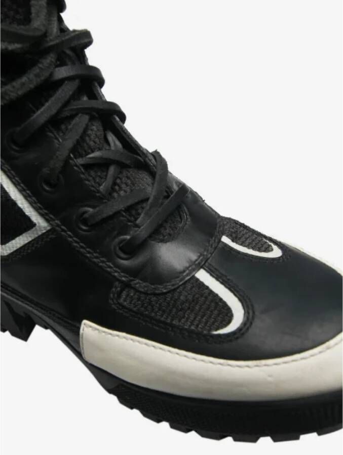 Louis Vuitton Vintage Pre-owned Leather boots Black Dames