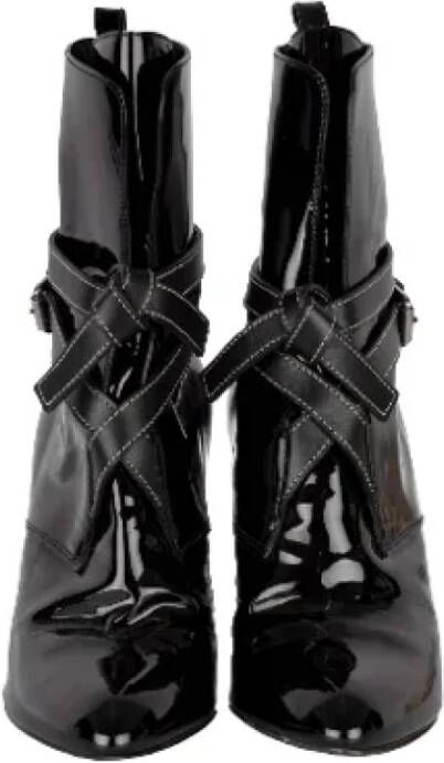 Louis Vuitton Vintage Pre-owned Leather boots Black Dames