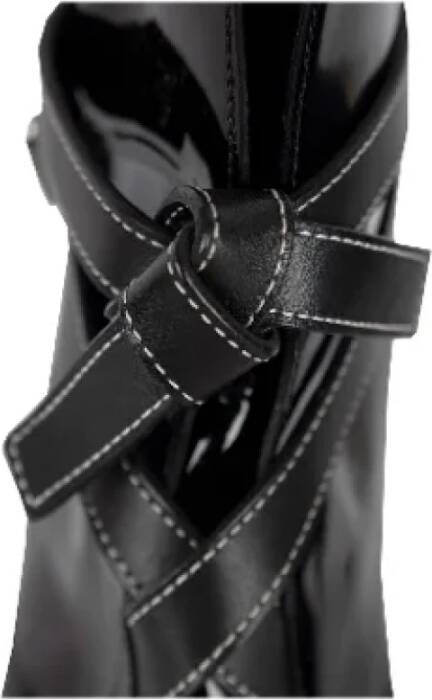 Louis Vuitton Vintage Pre-owned Leather boots Black Dames