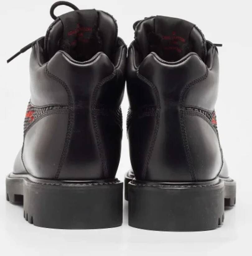 Louis Vuitton Vintage Pre-owned Leather boots Black Heren