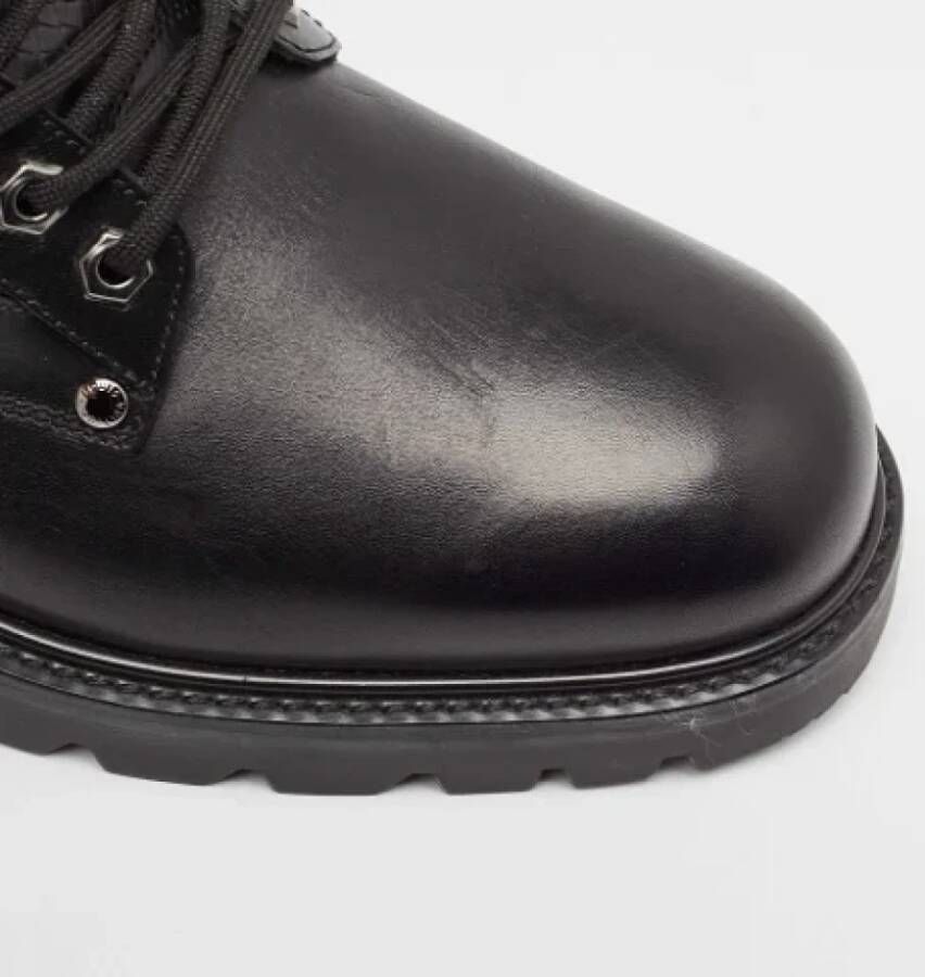Louis Vuitton Vintage Pre-owned Leather boots Black Heren