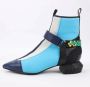 Louis Vuitton Vintage Pre-owned Leather boots Blue Dames - Thumbnail 3