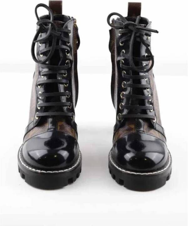 Louis Vuitton Vintage Pre-owned Leather boots Brown Dames