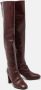 Louis Vuitton Vintage Pre-owned Leather boots Red Dames - Thumbnail 4