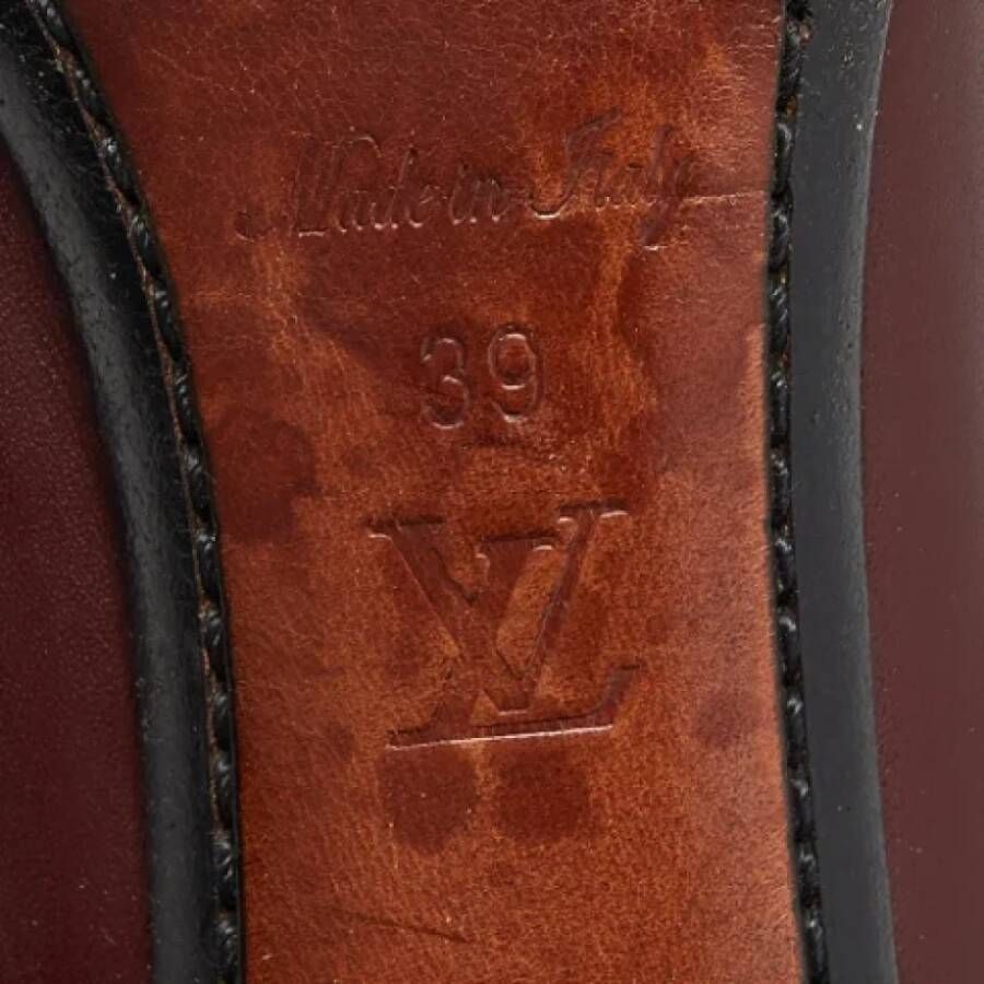 Louis Vuitton Vintage Pre-owned Leather boots Red Dames