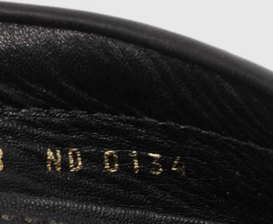 Louis Vuitton Vintage Pre-owned Leather flats Black Dames