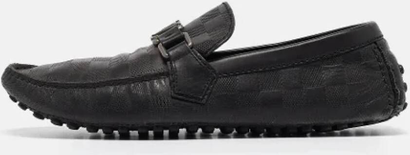 Louis Vuitton Vintage Pre-owned Leather flats Black Dames